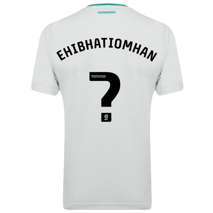 Enfant Maillot Princewill Ehibhatiomhan #0 Blanc Tenues Extérieur 2023/24 T-Shirt Belgique