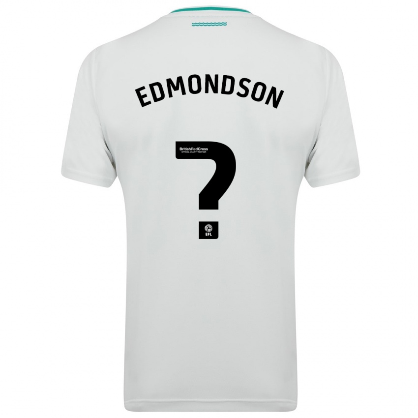 Enfant Maillot Tyler Edmondson #0 Blanc Tenues Extérieur 2023/24 T-Shirt Belgique