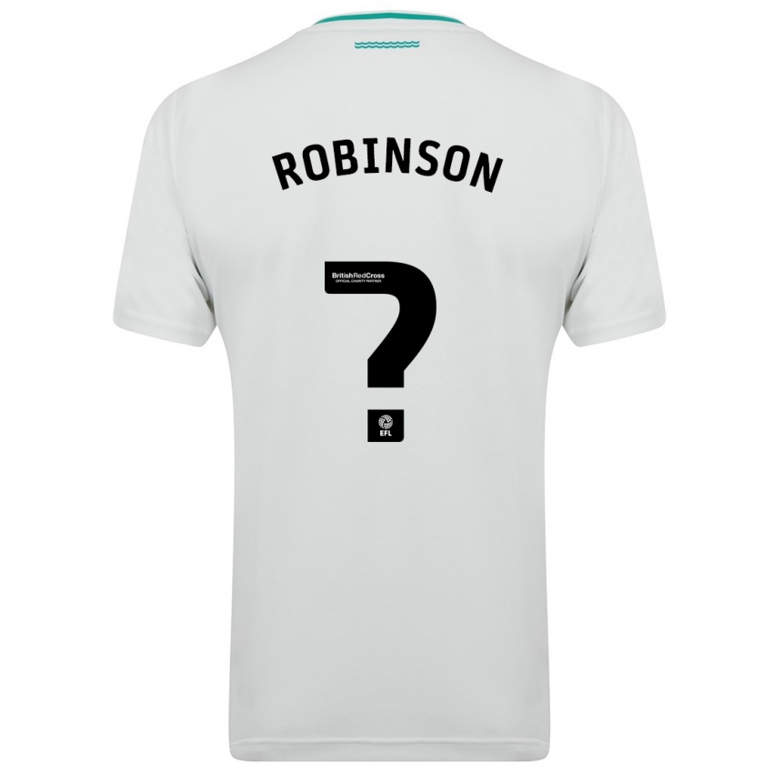 Kinder Jay Robinson #0 Weiß Auswärtstrikot Trikot 2023/24 T-Shirt Belgien