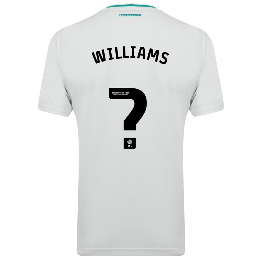 Kinderen Barnaby Williams #0 Wit Uitshirt Uittenue 2023/24 T-Shirt België