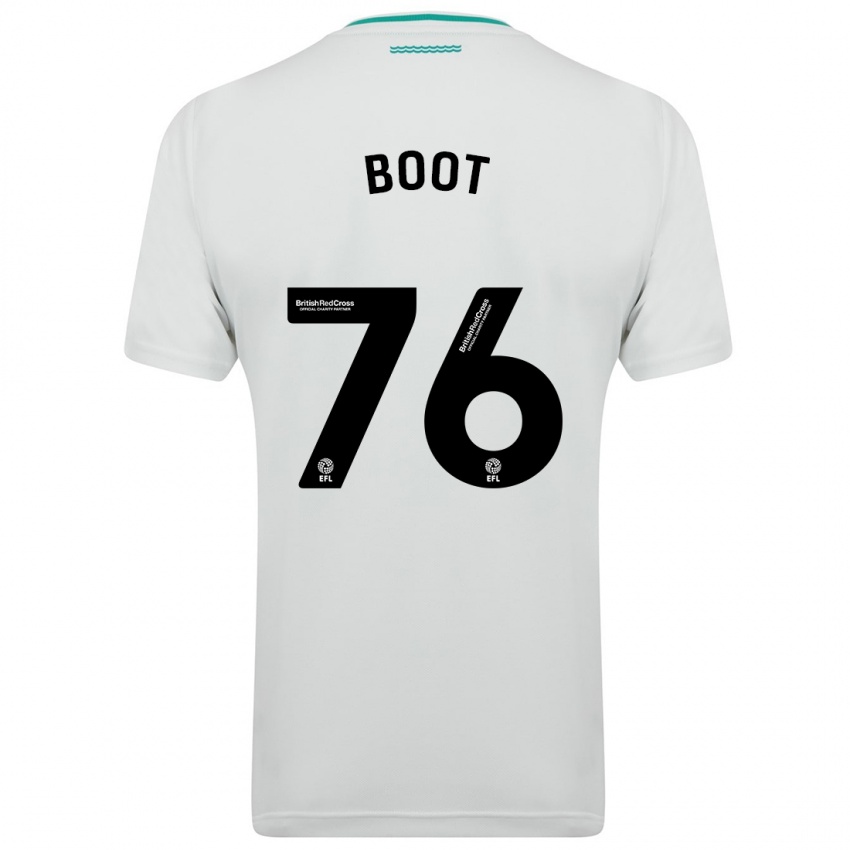 Kinder Nathanael Boot #76 Weiß Auswärtstrikot Trikot 2023/24 T-Shirt Belgien