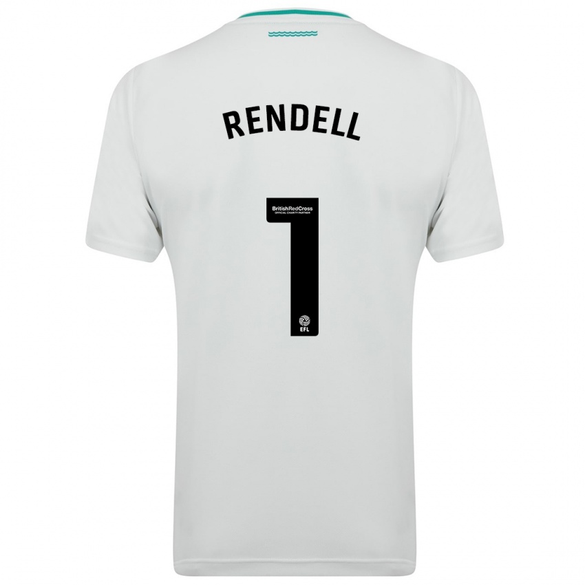 Kinder Kayla Rendell #1 Weiß Auswärtstrikot Trikot 2023/24 T-Shirt Belgien