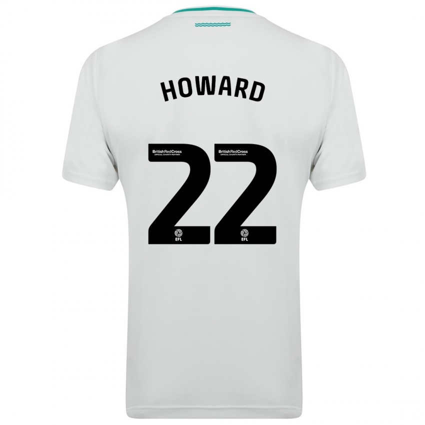 Kinder Bethany-May Howard #22 Weiß Auswärtstrikot Trikot 2023/24 T-Shirt Belgien