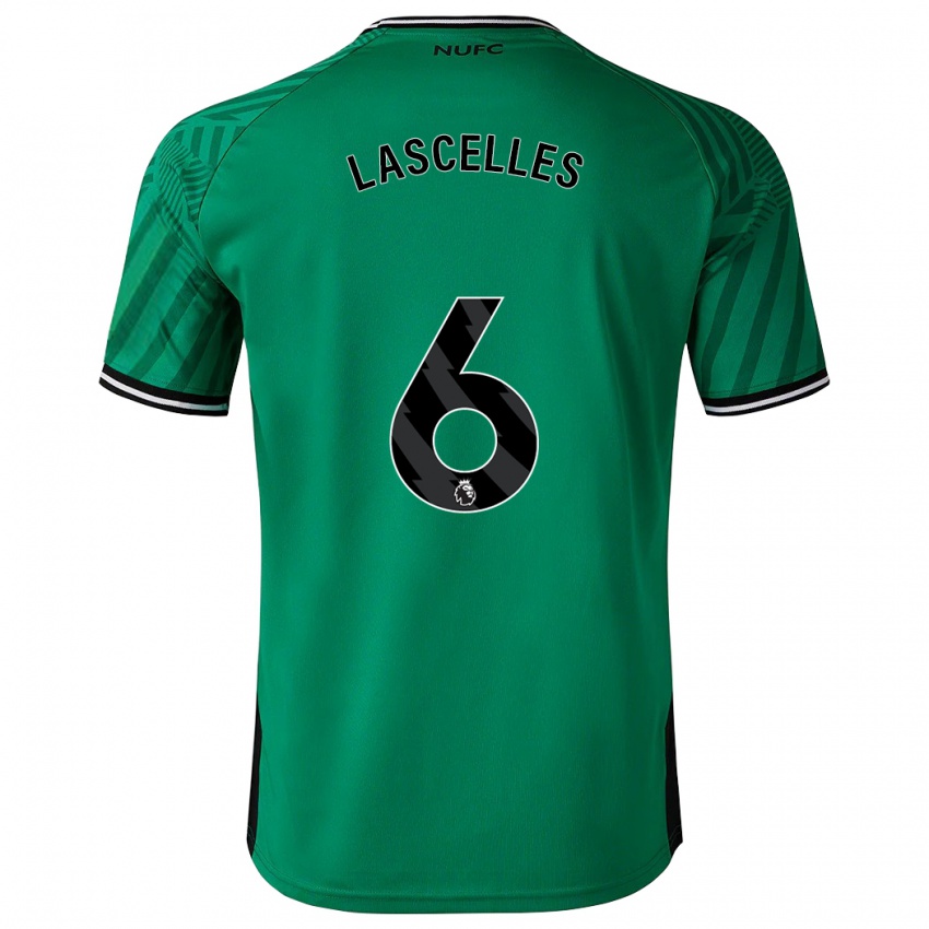 Kinder Jamaal Lascelles #6 Grün Auswärtstrikot Trikot 2023/24 T-Shirt Belgien