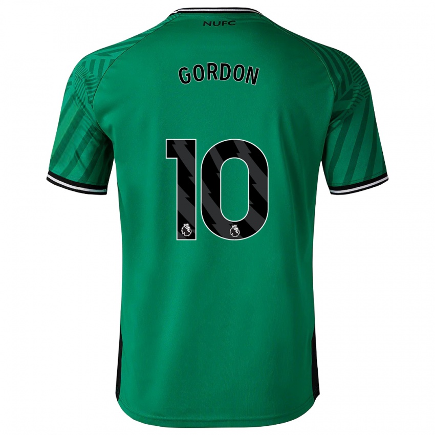 Enfant Maillot Anthony Gordon #10 Vert Tenues Extérieur 2023/24 T-Shirt Belgique