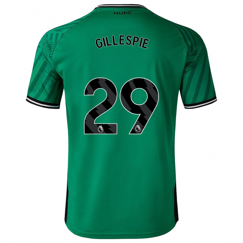 Kinder Mark Gillespie #29 Grün Auswärtstrikot Trikot 2023/24 T-Shirt Belgien