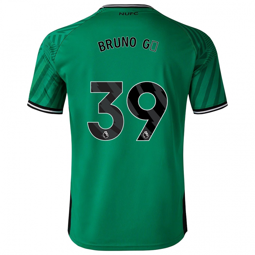 Kinder Bruno Guimaraes #39 Grün Auswärtstrikot Trikot 2023/24 T-Shirt Belgien