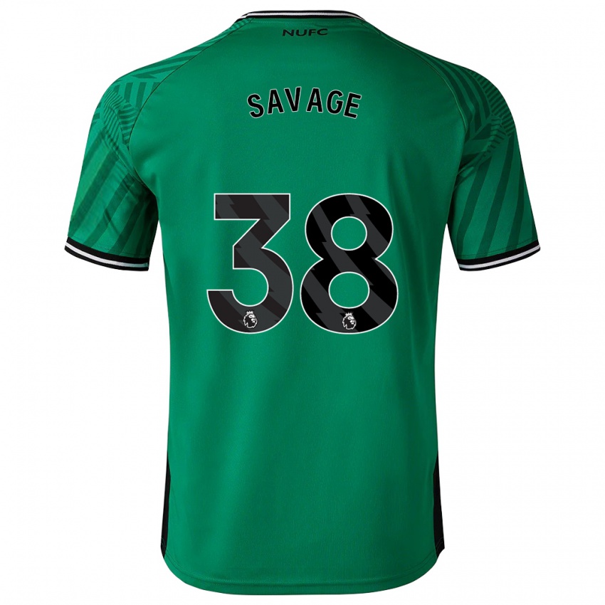 Enfant Maillot Remi Savage #38 Vert Tenues Extérieur 2023/24 T-Shirt Belgique