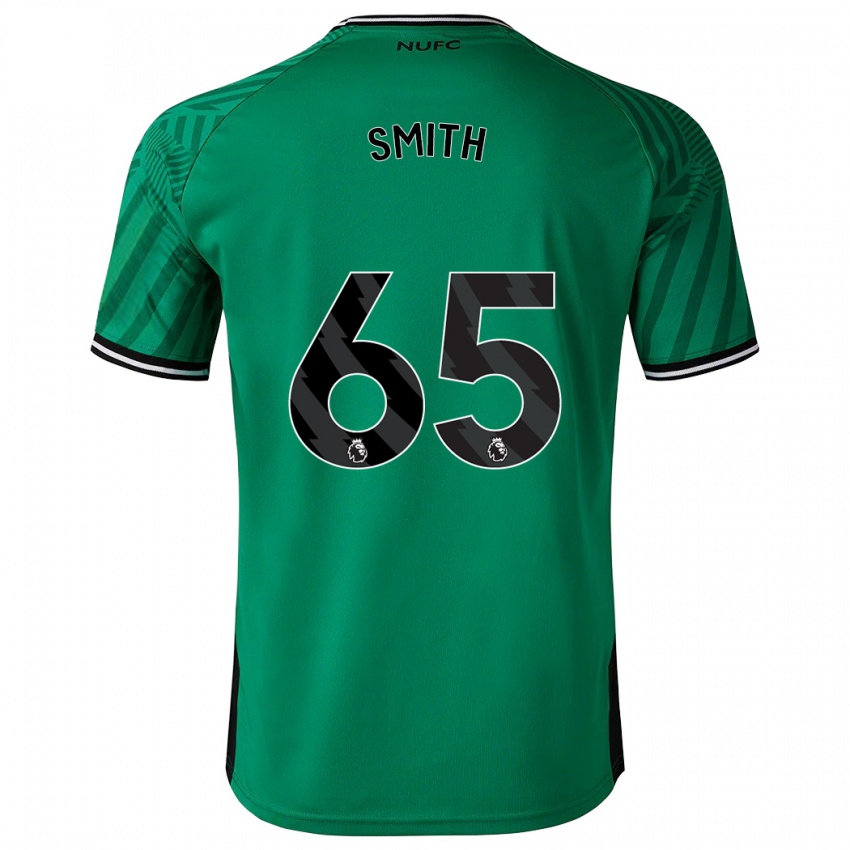 Enfant Maillot Jude Smith #65 Vert Tenues Extérieur 2023/24 T-Shirt Belgique