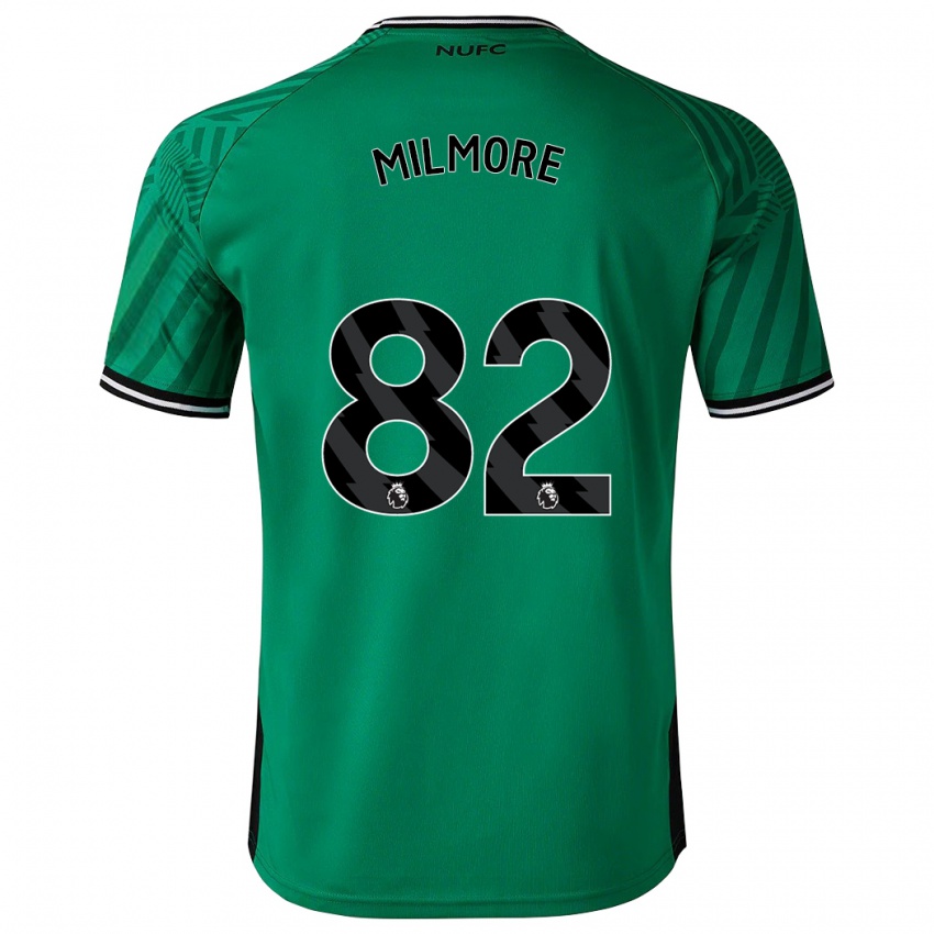 Kinder Carter Milmore #82 Grün Auswärtstrikot Trikot 2023/24 T-Shirt Belgien