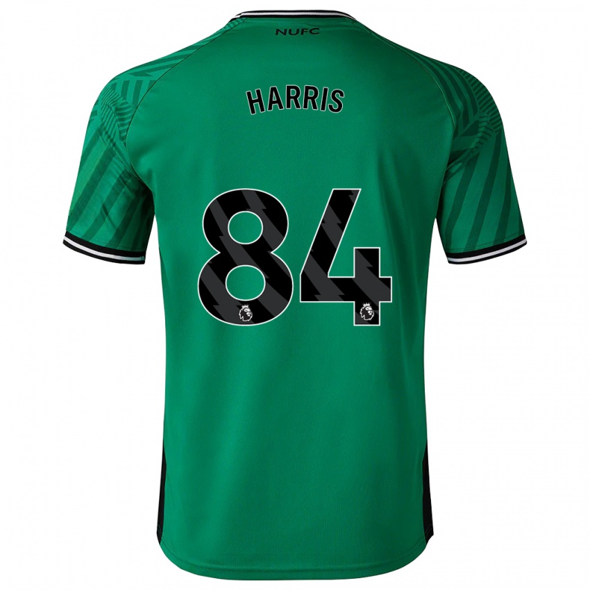 Kinder Aidan Harris #84 Grün Auswärtstrikot Trikot 2023/24 T-Shirt Belgien