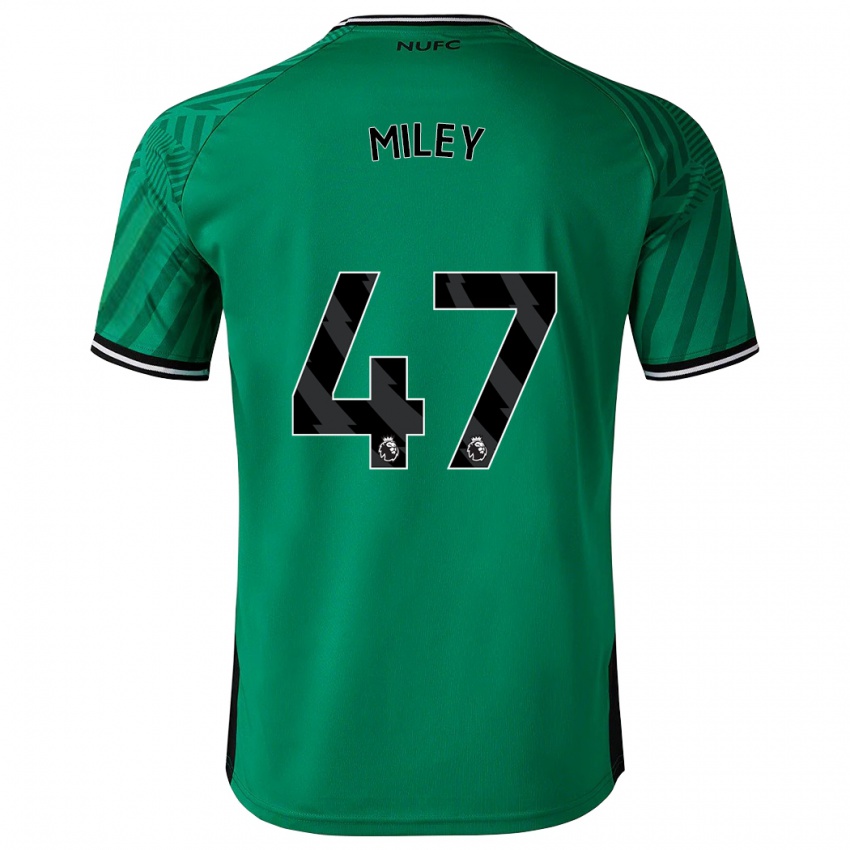 Kinder Jamie Miley #47 Grün Auswärtstrikot Trikot 2023/24 T-Shirt Belgien