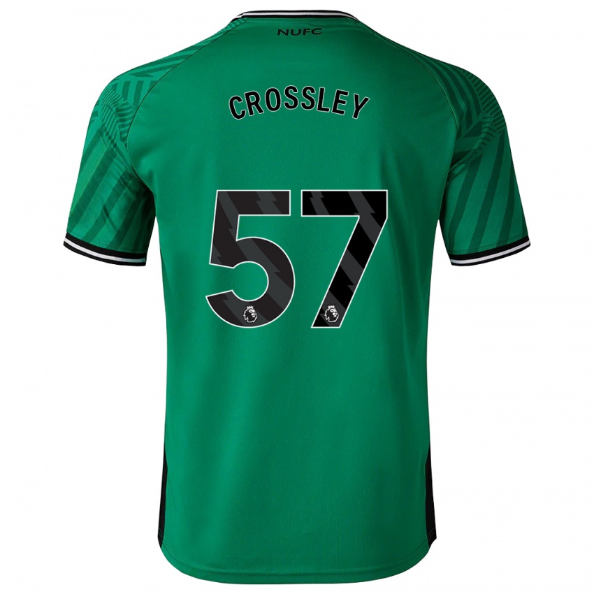 Enfant Maillot Kyle Crossley #57 Vert Tenues Extérieur 2023/24 T-Shirt Belgique