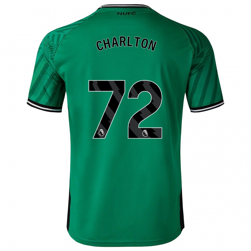 Kinder Dylan Charlton #72 Grün Auswärtstrikot Trikot 2023/24 T-Shirt Belgien