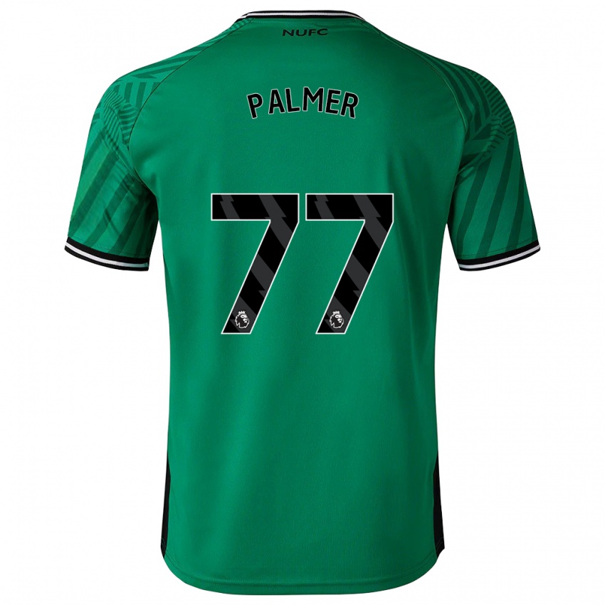 Kinder Darren Palmer #77 Grün Auswärtstrikot Trikot 2023/24 T-Shirt Belgien