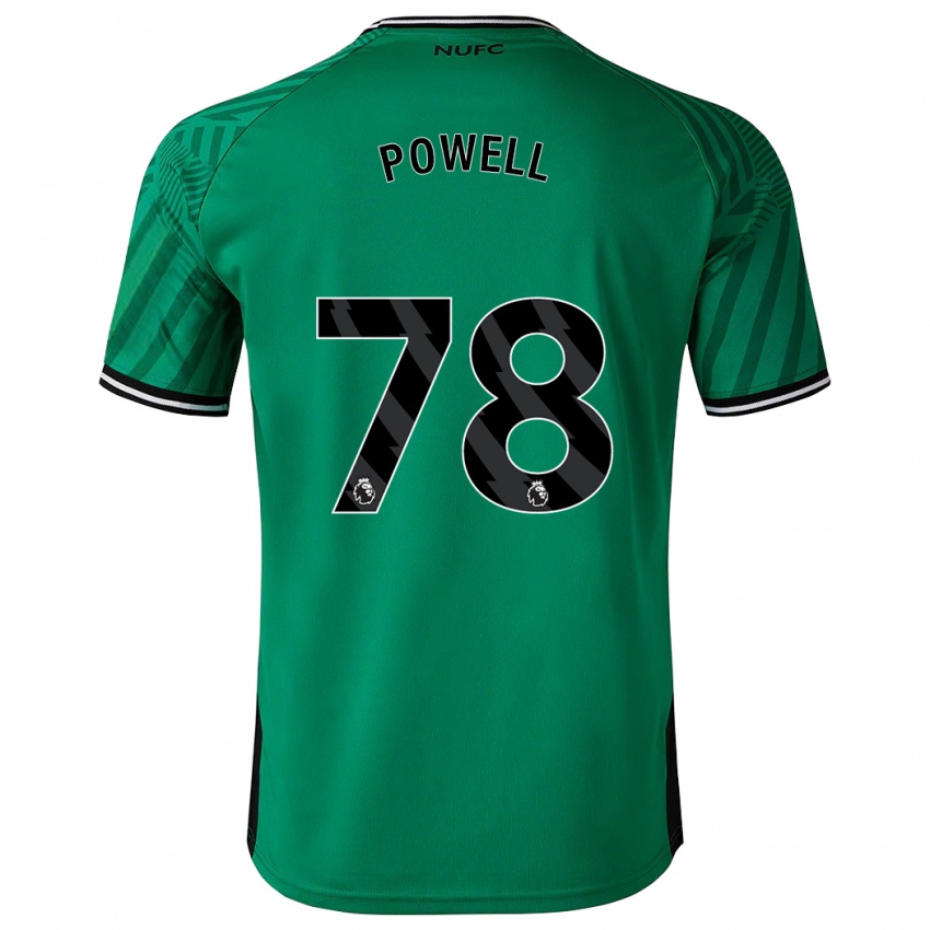 Kinder Harry Powell #78 Grün Auswärtstrikot Trikot 2023/24 T-Shirt Belgien