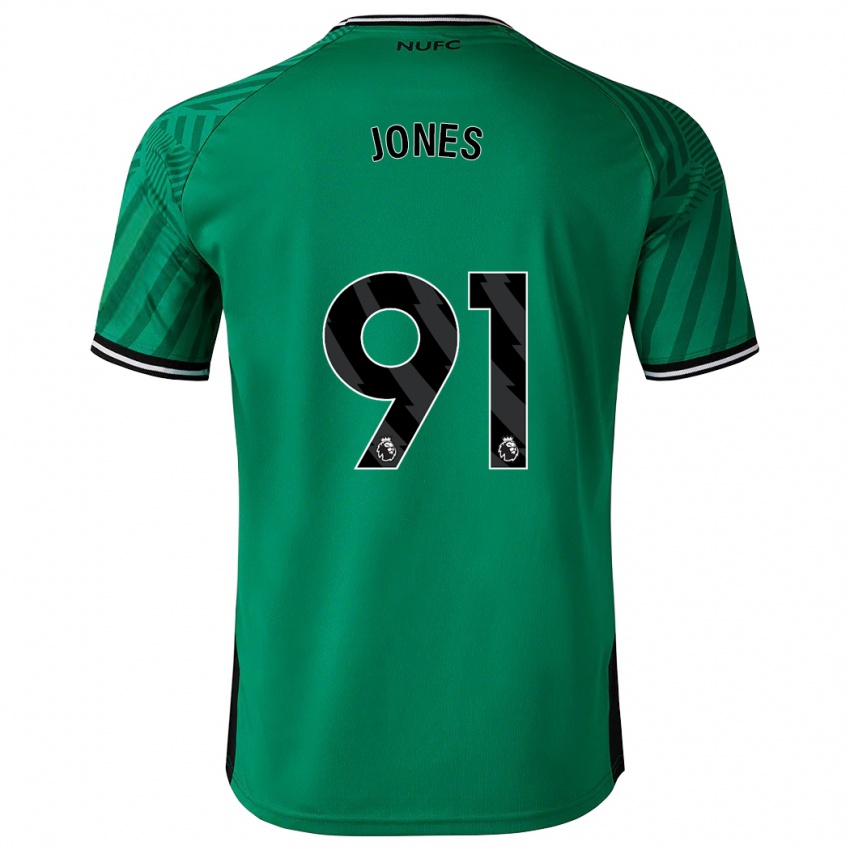 Enfant Maillot Tyler Jones #91 Vert Tenues Extérieur 2023/24 T-Shirt Belgique