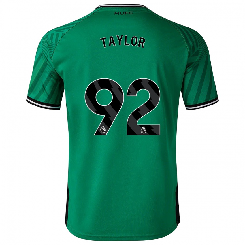 Kinder Matthew Taylor #92 Grün Auswärtstrikot Trikot 2023/24 T-Shirt Belgien