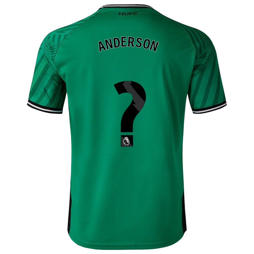 Enfant Maillot Will Anderson #0 Vert Tenues Extérieur 2023/24 T-Shirt Belgique