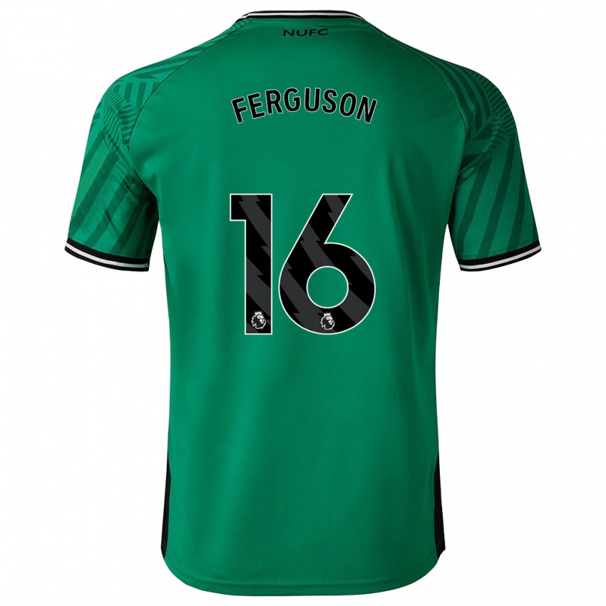 Kinder Becky Ferguson #16 Grün Auswärtstrikot Trikot 2023/24 T-Shirt Belgien