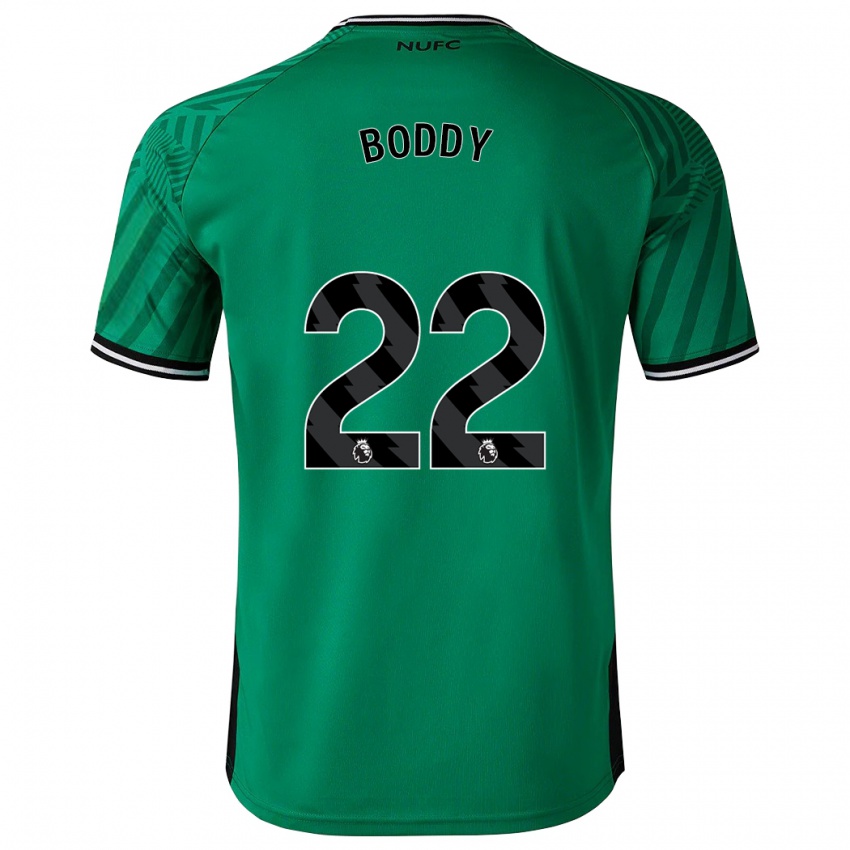 Kinder Elysia Boddy #22 Grün Auswärtstrikot Trikot 2023/24 T-Shirt Belgien