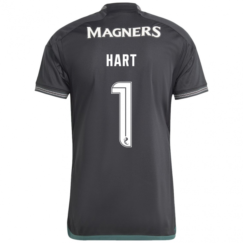 Kinder Joe Hart #1 Schwarz Auswärtstrikot Trikot 2023/24 T-Shirt Belgien