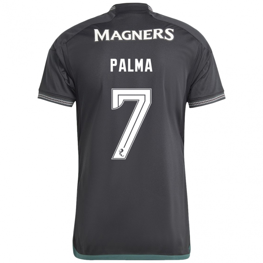 Kinder Luis Palma #7 Schwarz Auswärtstrikot Trikot 2023/24 T-Shirt Belgien