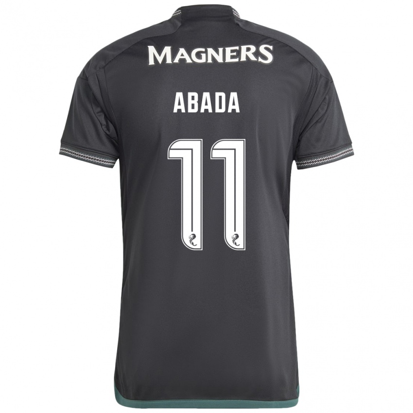Kinder Liel Abada #11 Schwarz Auswärtstrikot Trikot 2023/24 T-Shirt Belgien