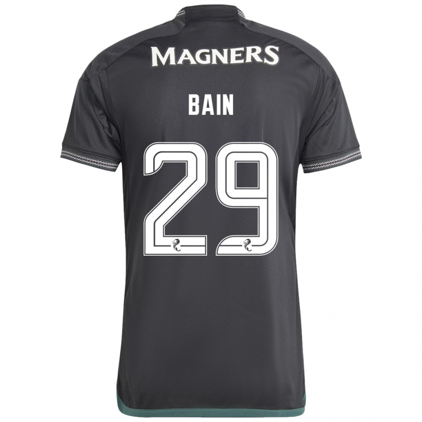 Kinder Scott Bain #29 Schwarz Auswärtstrikot Trikot 2023/24 T-Shirt Belgien