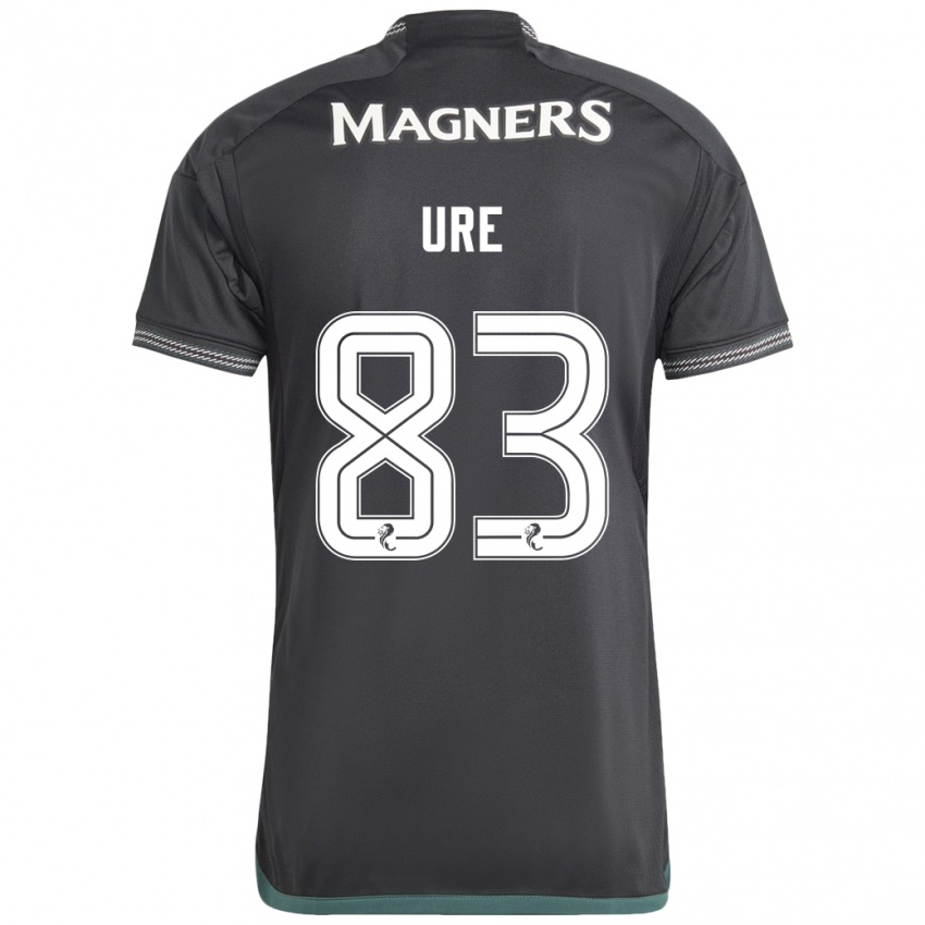 Kinder Kyle Ure #83 Schwarz Auswärtstrikot Trikot 2023/24 T-Shirt Belgien