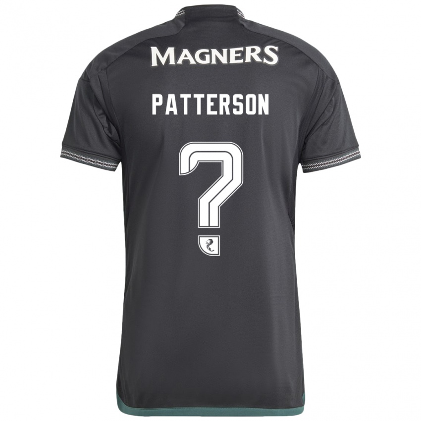 Kinder Cameron Patterson #0 Schwarz Auswärtstrikot Trikot 2023/24 T-Shirt Belgien