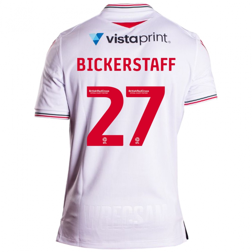Kinderen Jake Bickerstaff #27 Wit Uitshirt Uittenue 2023/24 T-Shirt België