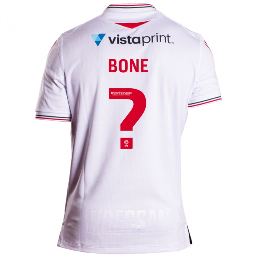 Kinder Kai Bone #0 Weiß Auswärtstrikot Trikot 2023/24 T-Shirt Belgien