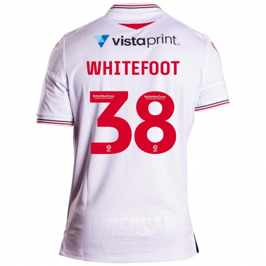 Kinderen Lily Whitefoot #38 Wit Uitshirt Uittenue 2023/24 T-Shirt België