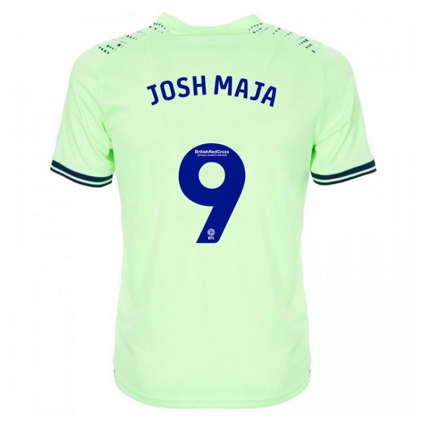 Kinder Josh Maja #9 Marine Auswärtstrikot Trikot 2023/24 T-Shirt Belgien
