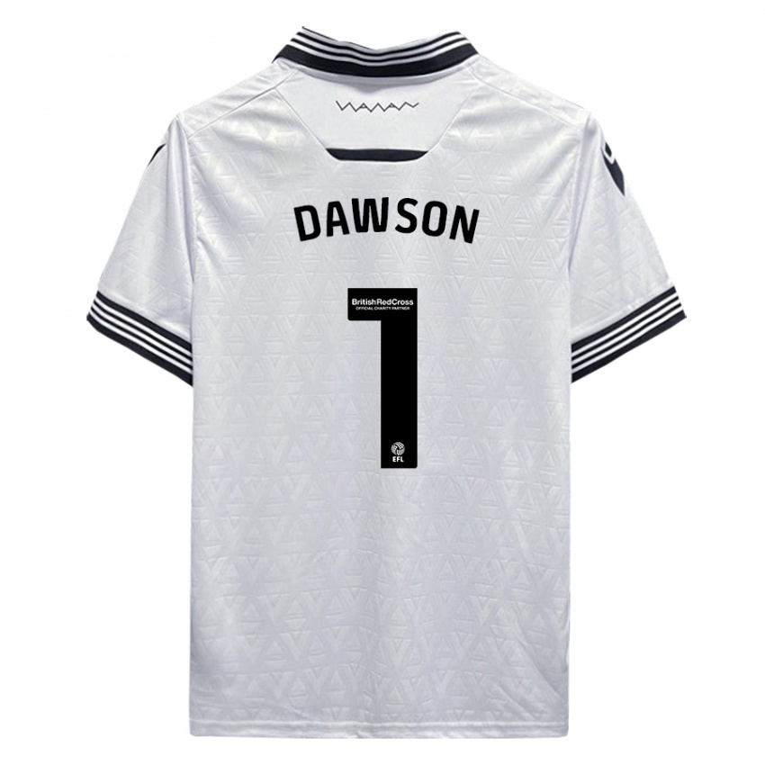 Kinder Cameron Dawson #1 Weiß Auswärtstrikot Trikot 2023/24 T-Shirt Belgien