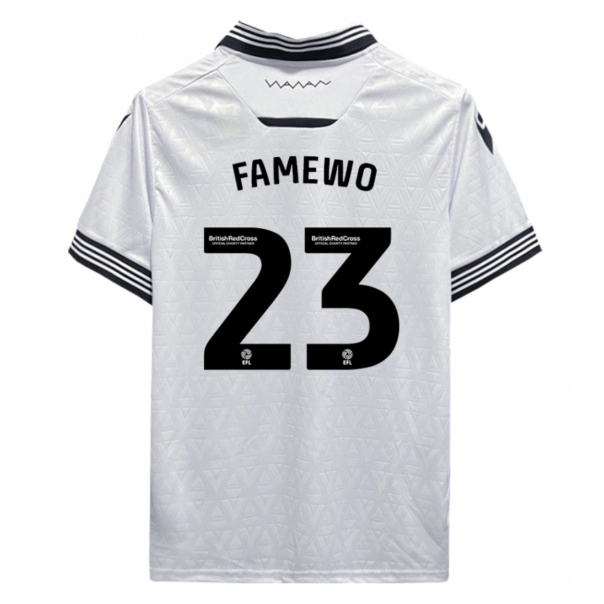 Kinderen Akin Famewo #23 Wit Uitshirt Uittenue 2023/24 T-Shirt België