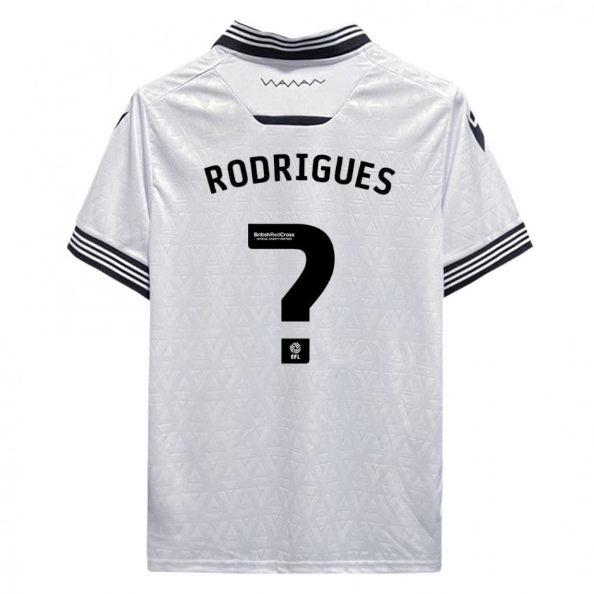 Kinderen Carlos Rodrigues #0 Wit Uitshirt Uittenue 2023/24 T-Shirt België