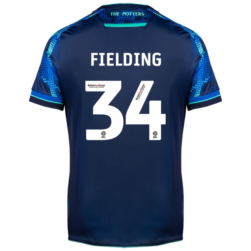 Kinderen Frank Fielding #34 Marine Uitshirt Uittenue 2023/24 T-Shirt België