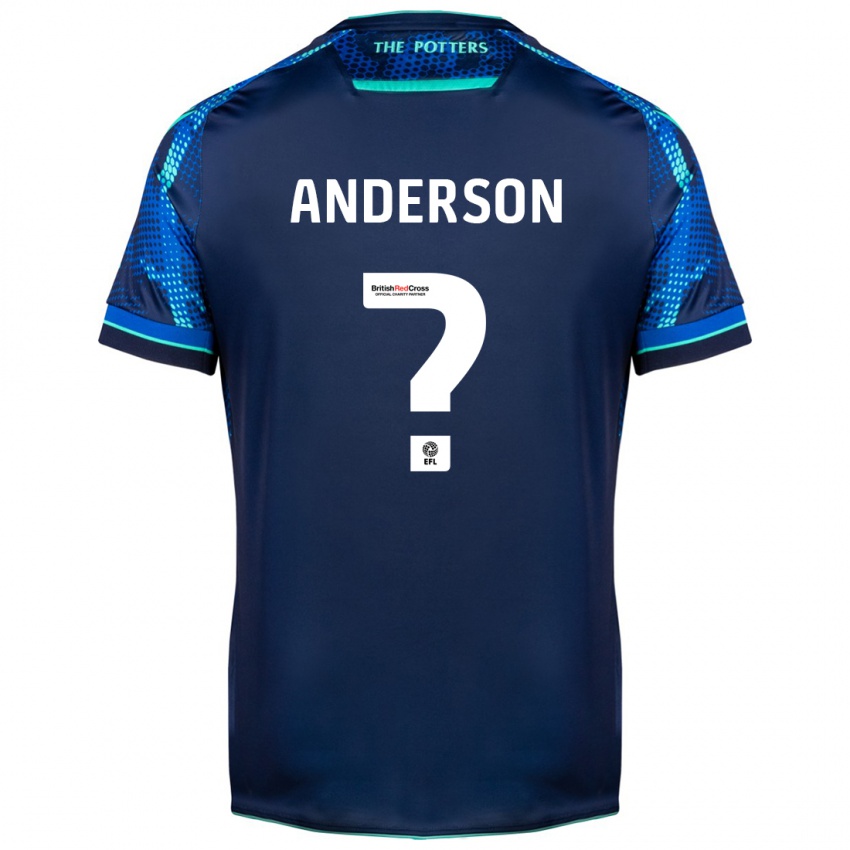 Kinderen Freddie Anderson #0 Marine Uitshirt Uittenue 2023/24 T-Shirt België