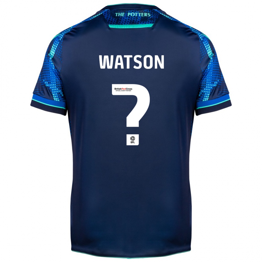 Kinderen Adam Watson #0 Marine Uitshirt Uittenue 2023/24 T-Shirt België