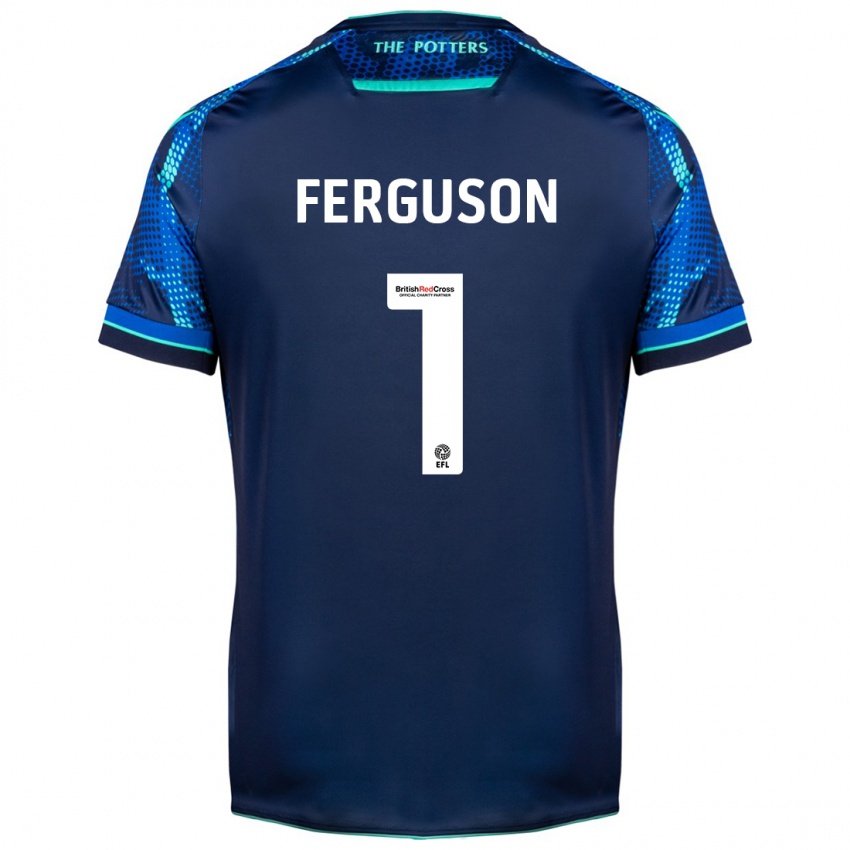 Kinderen Georgie Ferguson #1 Marine Uitshirt Uittenue 2023/24 T-Shirt België