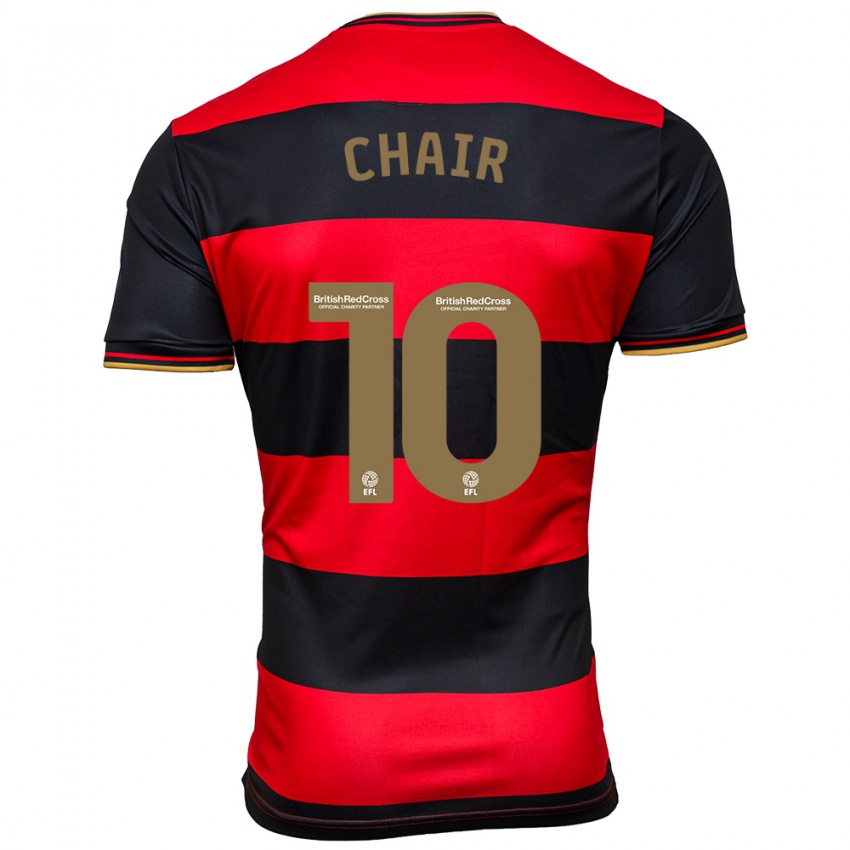 Kinder Ilias Chair #10 Schwarz Rot Auswärtstrikot Trikot 2023/24 T-Shirt Belgien