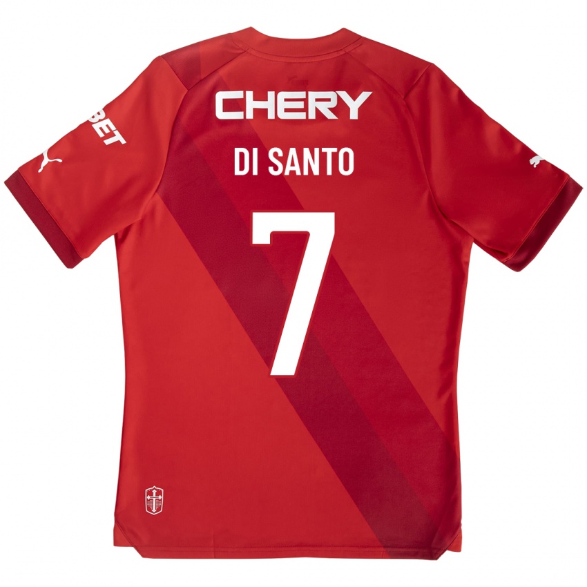 Kinderen Franco Di Santo #7 Rood Uitshirt Uittenue 2023/24 T-Shirt België
