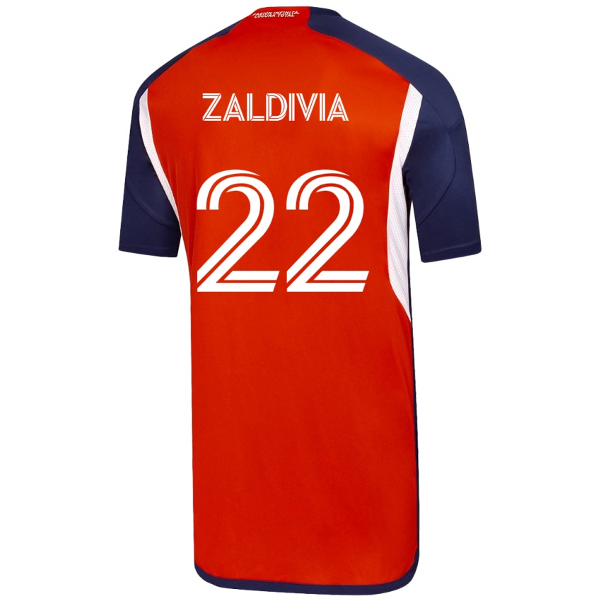 Kinderen Matías Zaldivia #22 Wit Uitshirt Uittenue 2023/24 T-Shirt België