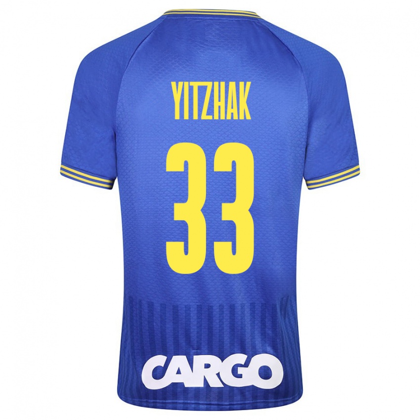 Kinderen Or Yitzhak #33 Blauw Uitshirt Uittenue 2023/24 T-Shirt België