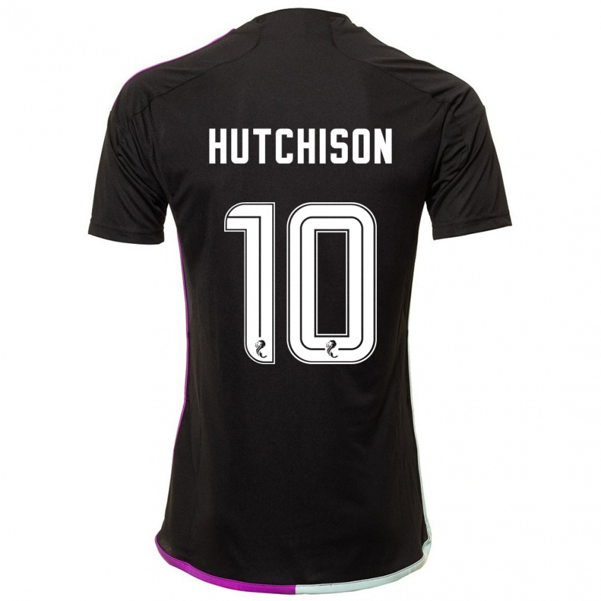 Kinderen Bayley Hutchison #10 Zwart Uitshirt Uittenue 2023/24 T-Shirt België