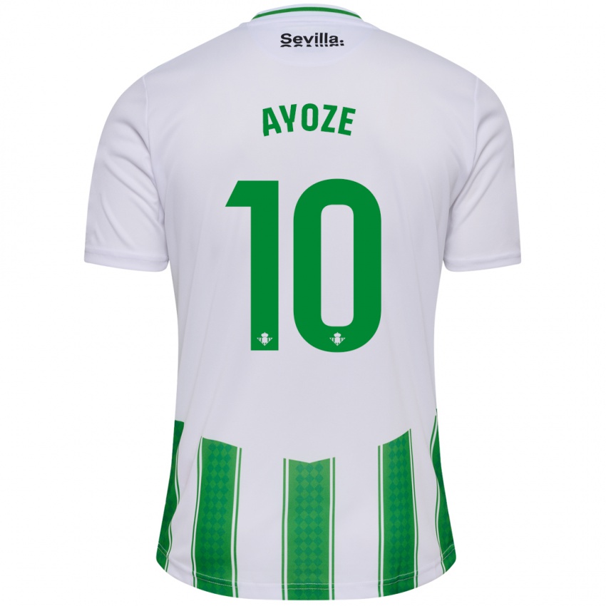 Herren Ayoze Perez #10 Weiß Heimtrikot Trikot 2023/24 T-Shirt Belgien