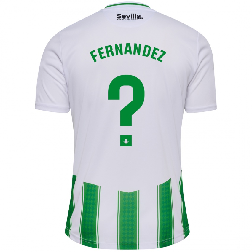 Herren Marcos Fernández #0 Weiß Heimtrikot Trikot 2023/24 T-Shirt Belgien