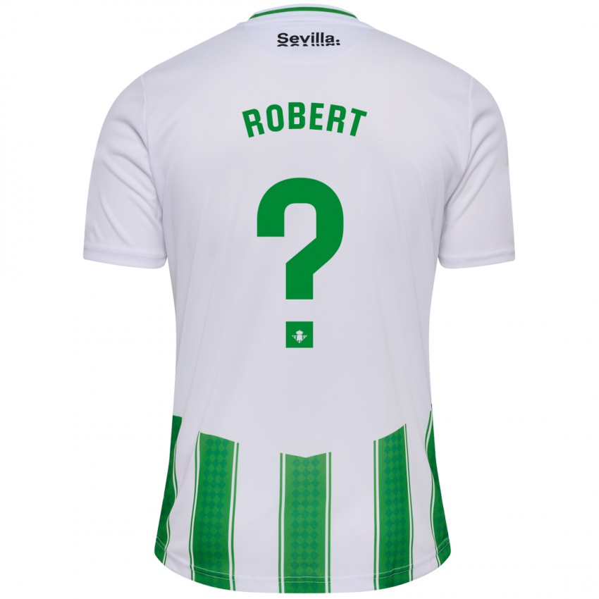 Herren Jaime Robert #0 Weiß Heimtrikot Trikot 2023/24 T-Shirt Belgien